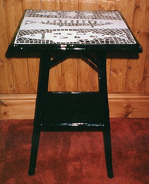 mosaic fish table