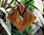 tiger eye gemstone pendant