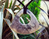 picasso jasper gemstone pendant