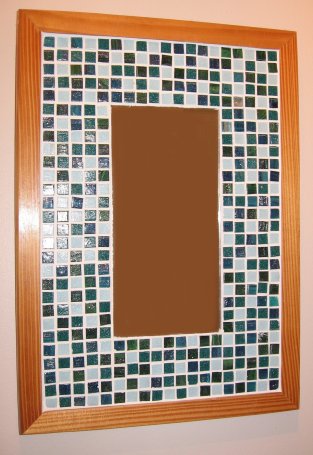 simple mosaic mirror